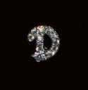 Boucles d'oreilles puces avec zircon 51