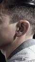 Boucles d'oreilles puces avec zircon G1023 2