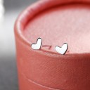 Boucles d'oreilles puces cœur G283 4