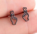 Boucles d'oreilles puces pour femmes H864 10