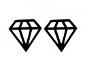 Boucles d'oreilles puces pour femmes H864 13