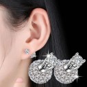 Boucles d'oreilles réversibles pour femmes 4