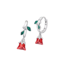 Boucles d'oreilles romantiques en argent 925 pour femmes Fleurs de rose boucles d'oreilles délicates idéales pour l'amour, la romance et un usage 3