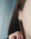Boucles d'oreilles rondes 5 paires 6