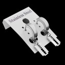 Boucles d'oreilles rondes avec pendentif G1244 17