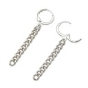 Boucles d'oreilles rondes avec pendentif G188 2