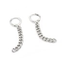 Boucles d'oreilles rondes avec pendentif G188 3