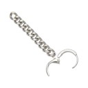 Boucles d'oreilles rondes avec pendentif G188 5