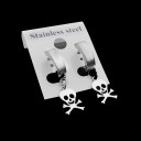 Boucles d'oreilles rondes avec pendentif G2496 20