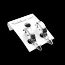 Boucles d'oreilles rondes avec pendentif G2496 21