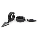 Boucles d'oreilles rondes avec pendentif G2560 6