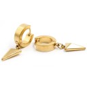 Boucles d'oreilles rondes avec pendentif G2560 10