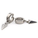 Boucles d'oreilles rondes avec pendentif G2560 13