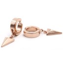 Boucles d'oreilles rondes avec pendentif G2560 14