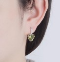 Boucles d'oreilles rondes en forme de cœur pour femmes G520 10