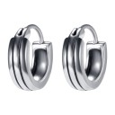 Boucles d'oreilles rondes G119 6