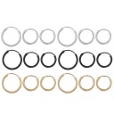 Boucles d'oreilles rondes G1287 4