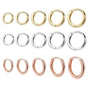 Boucles d'oreilles rondes G2481 4