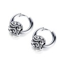 Boucles d'oreilles rondes G2526 18