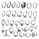 Boucles d'oreilles rondes G2526 1