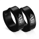 Boucles d'oreilles rondes G2555 2