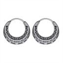 Boucles d'oreilles rondes G650 17