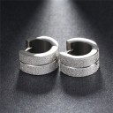 Boucles d'oreilles rondes G667 18