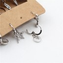 Boucles d'oreilles rondes pour femmes 8 pcs 2