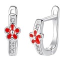 Boucles d'oreilles rondes pour femmes A2639 5