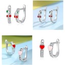 Boucles d'oreilles rondes pour femmes A2639 1