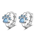 Boucles d'oreilles rondes pour femmes avec patte 1