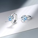 Boucles d'oreilles rondes pour femmes avec patte 3