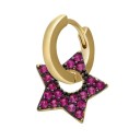 Boucles d'oreilles rondes pour femmes avec pendentif 16
