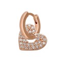 Boucles d'oreilles rondes pour femmes avec pendentif 17