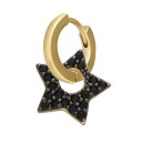Boucles d'oreilles rondes pour femmes avec pendentif 18