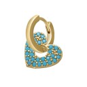 Boucles d'oreilles rondes pour femmes avec pendentif 22