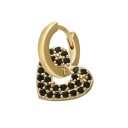 Boucles d'oreilles rondes pour femmes avec pendentif 8