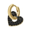 Boucles d'oreilles rondes pour femmes avec pendentif 12