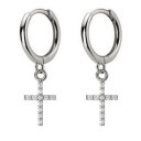 Boucles d'oreilles rondes pour femmes avec pendentif A1698 10