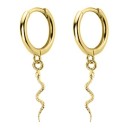 Boucles d'oreilles rondes pour femmes avec pendentif A1698 7