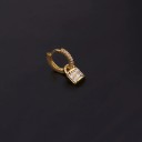 Boucles d'oreilles rondes pour femmes avec pendentif A2598 10