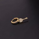 Boucles d'oreilles rondes pour femmes avec pendentif A2598 11