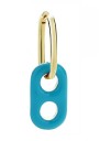 Boucles d'oreilles rondes pour femmes avec pendentif A3159 18