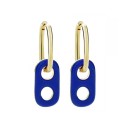 Boucles d'oreilles rondes pour femmes avec pendentif G1385 15