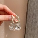 Boucles d'oreilles rondes pour femmes avec pendentif G1416 5