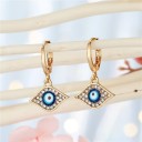 Boucles d'oreilles rondes pour femmes avec pendentif G193 12