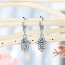 Boucles d'oreilles rondes pour femmes avec pendentif G193 13