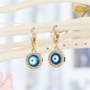 Boucles d'oreilles rondes pour femmes avec pendentif G193 17