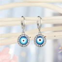 Boucles d'oreilles rondes pour femmes avec pendentif G193 18