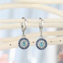 Boucles d'oreilles rondes pour femmes avec pendentif G193 3